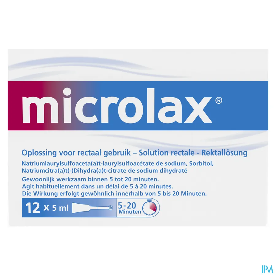 packshot van Microlax 12 stuks