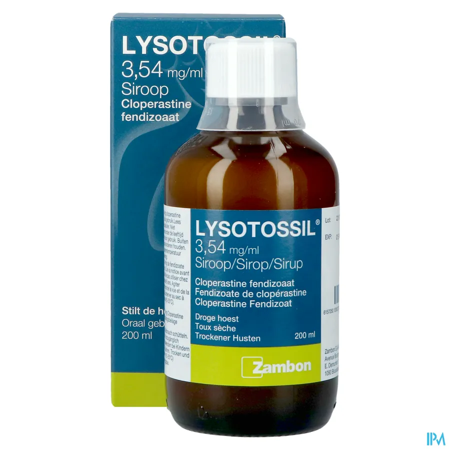 productshot van Lysotossil Siroop 200ml