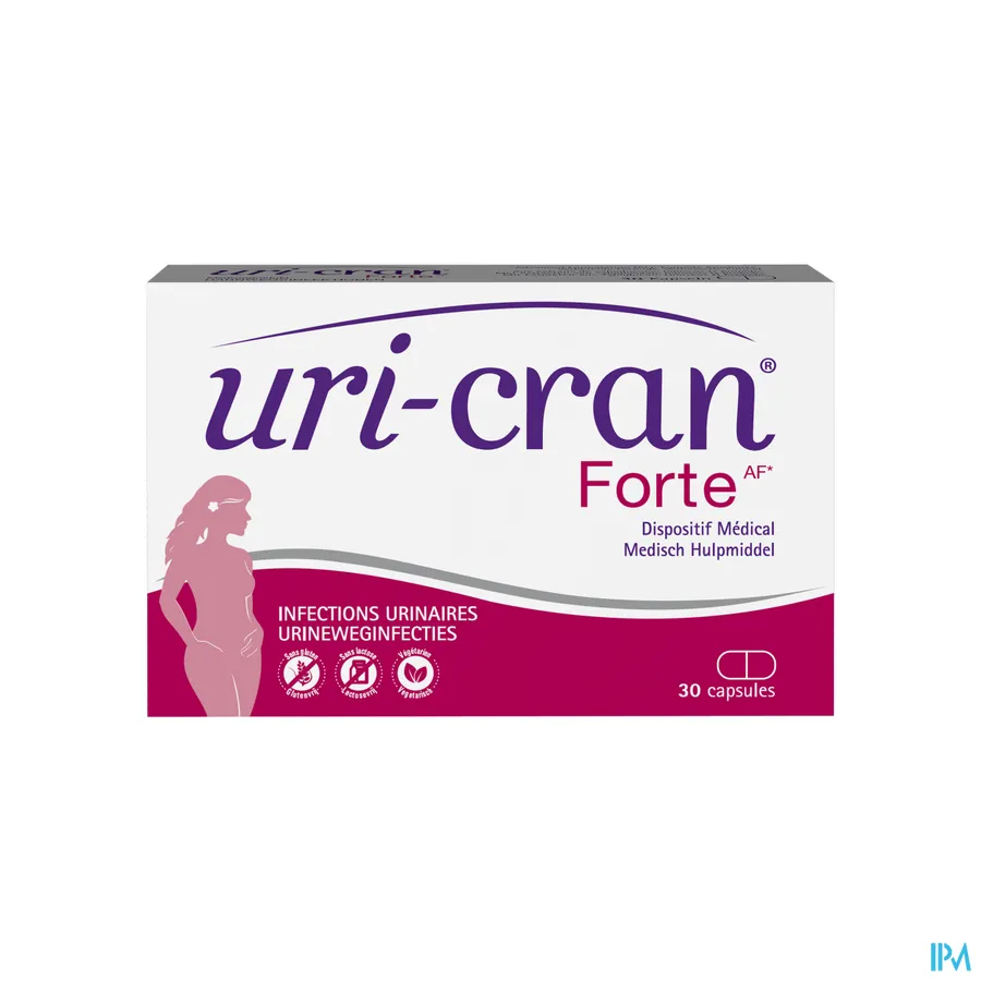 packshot van Uri-Cran Forte 30 capsules