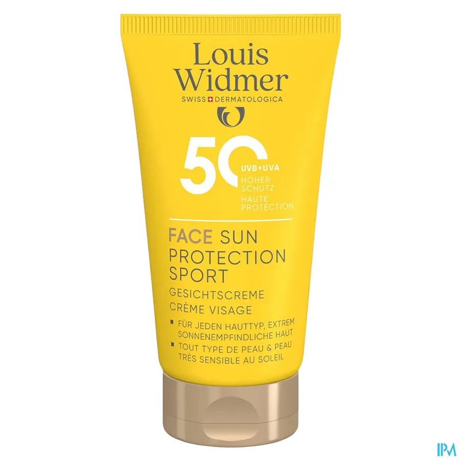 productshot van Widmer Face Sun Protection Sport SPF50 50 ml