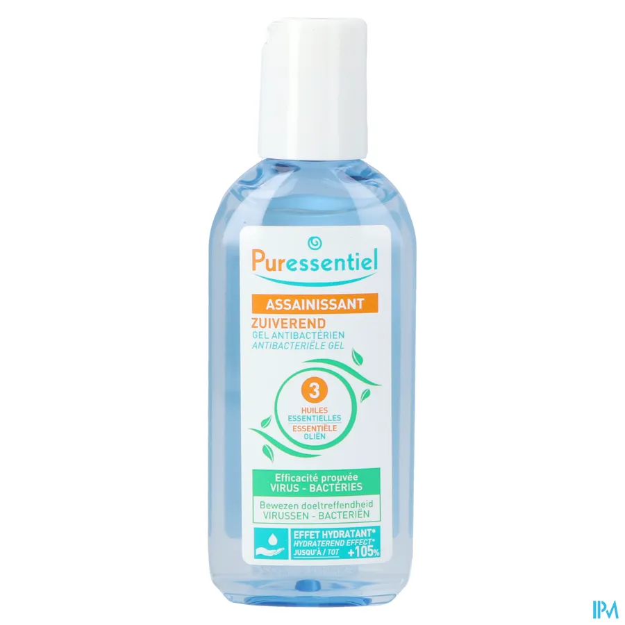 packshot van Puressentiel Zuiverende Antibacteriële Gel 80 ml