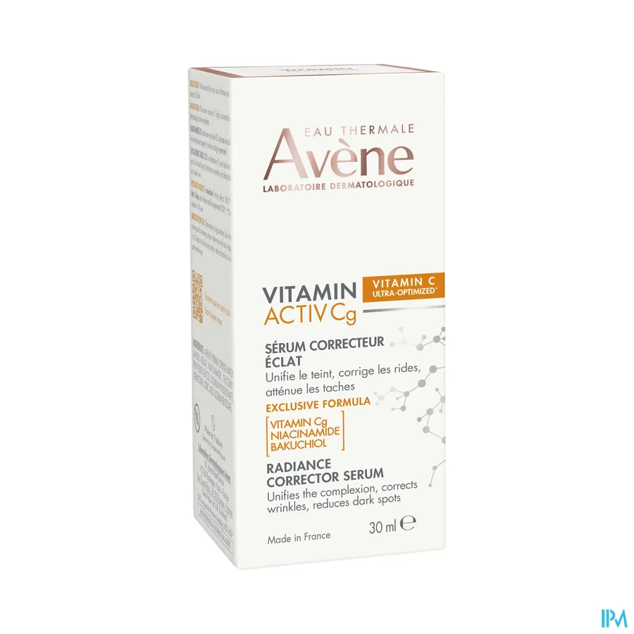 packshot van Avène Vitamine Activ Cg Corrigerend Serum Stralende Teint 30 ml