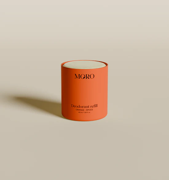 Moro Deodorant Refill | Orange & Pine | 1 refill 40g