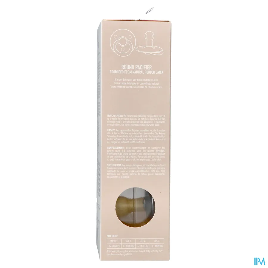 packshot van Bibs 1 Fopspeen Duo Liberty Garden Bobo Blue 2