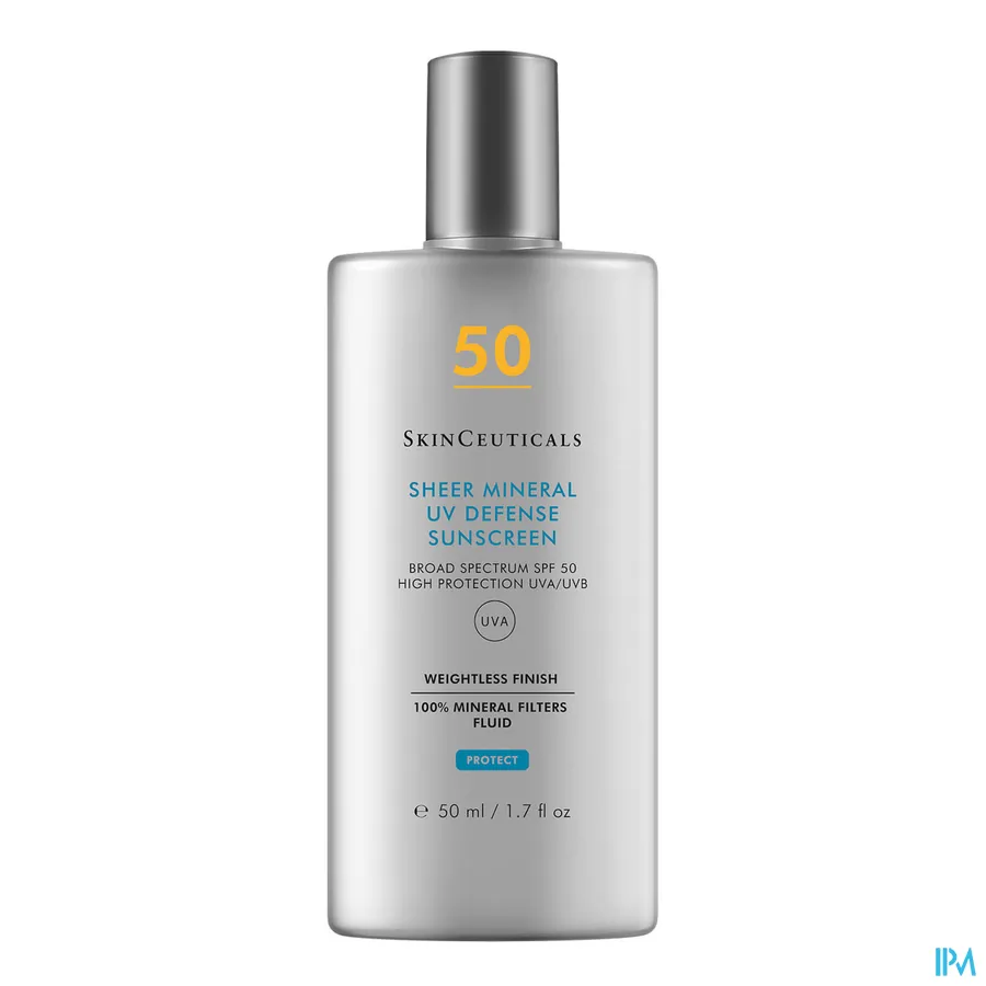 packshot van Skinceuticals Zonnecrème UV Bescherming SPF50 met Minerale Filters 50 ml