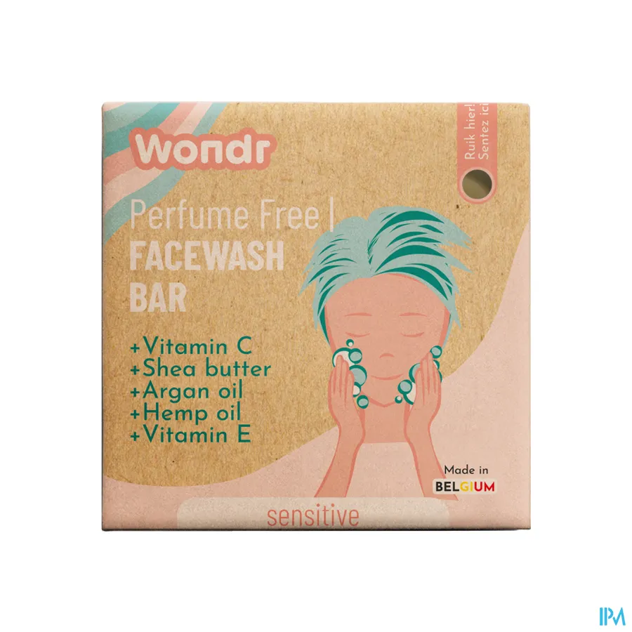 packshot van WONDR Facewash Bar Vitamin Boost 82 g