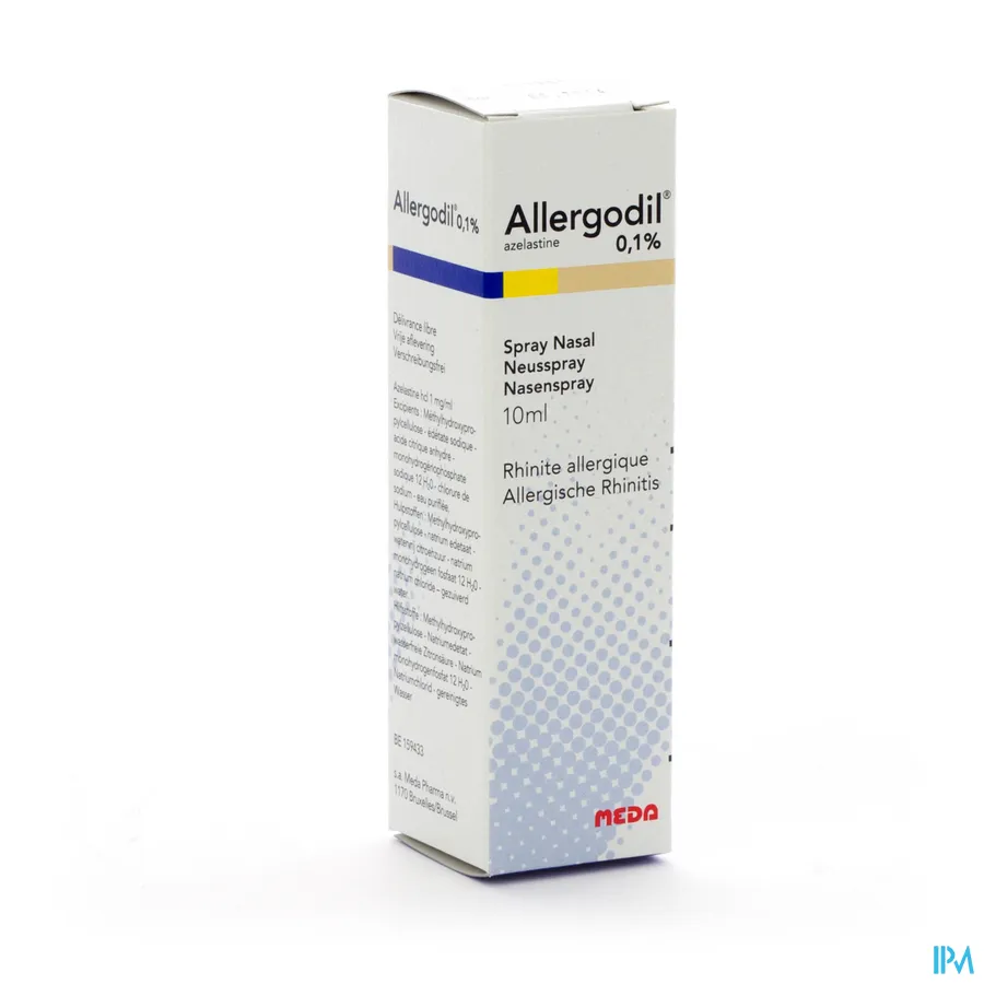 packshot van Allergodil Neusspray 10ml