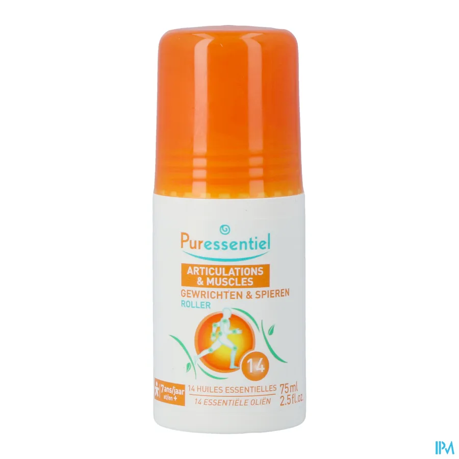 productshot van Puressentiel Roller voor Spieren en Gewrichten 75 ml