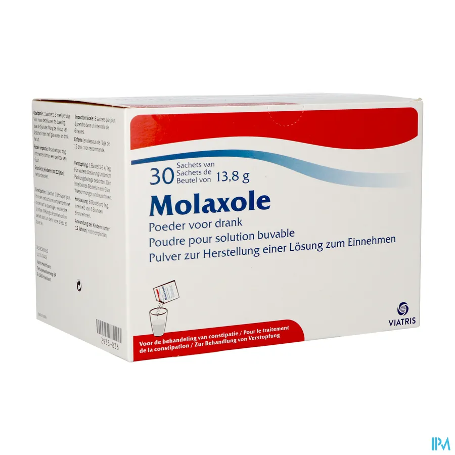 packshot van Molaxole 30 zakjes