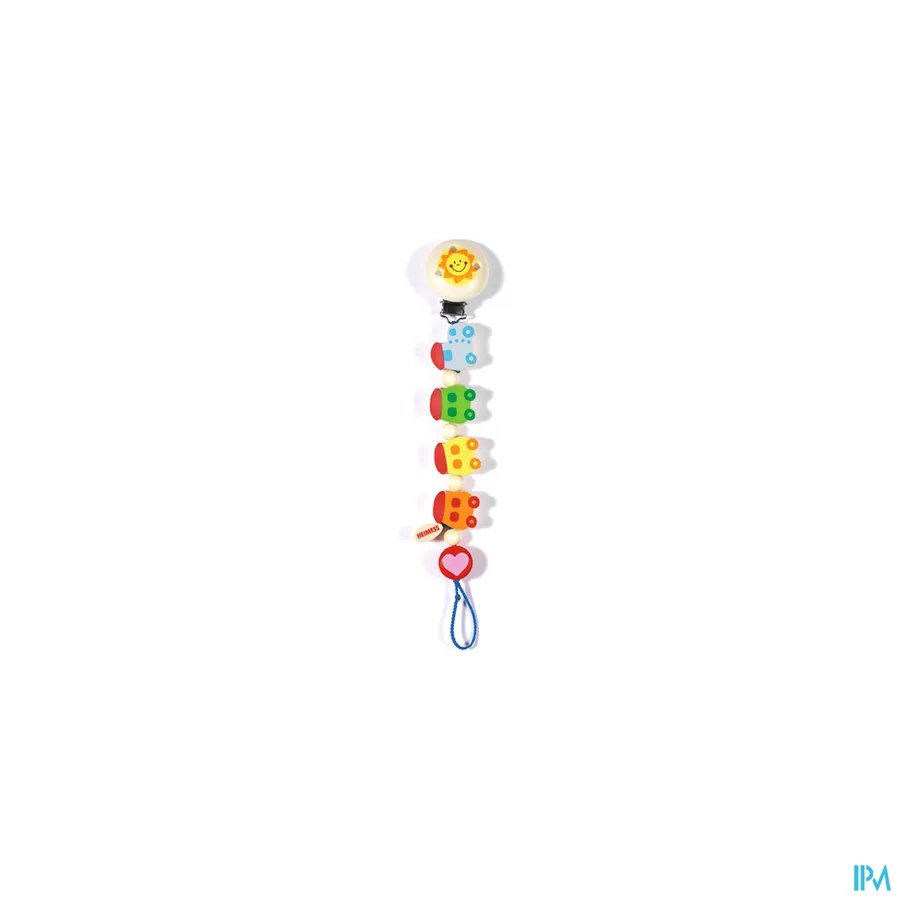 packshot van Heimess Fopspeenketting Hout Trein