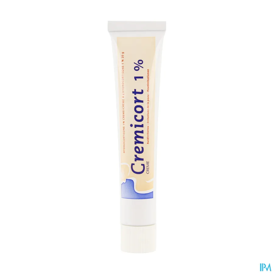 productshot van Cremicort Crème met 1% Hydrocortisone Tube 20 g