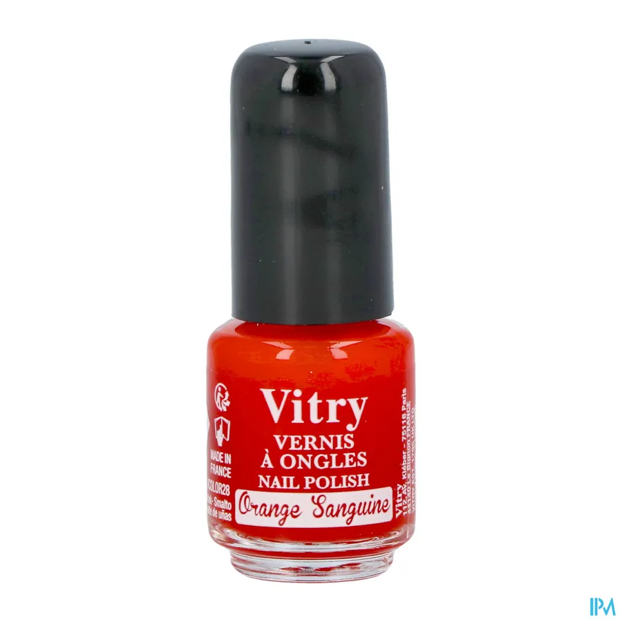 packshot van Vitry Nagellak 28 Orange Sanguine 4 ml