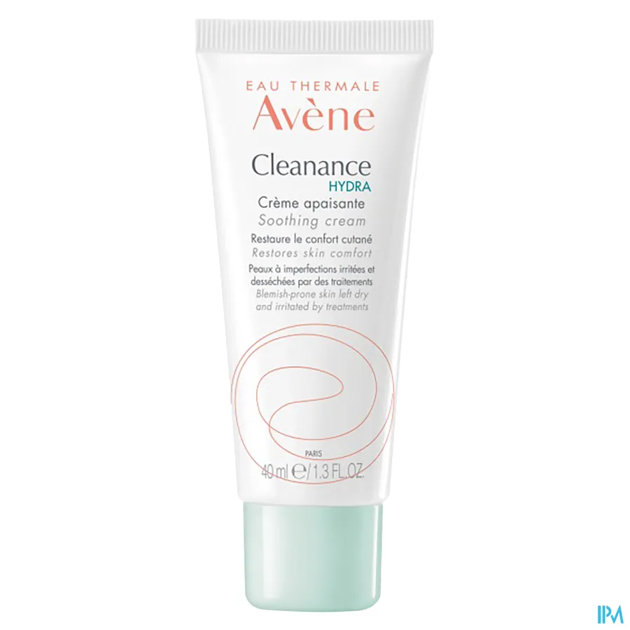 packshot van Avène Cleanance Hydra Kalmerende Crème 40 ml