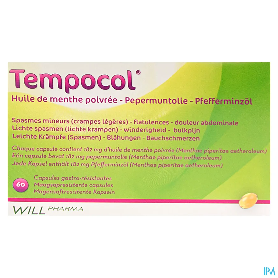 packshot van Tempocol 60 capsules