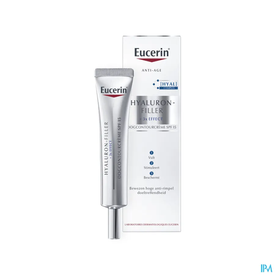 productshot van Eucerin Hyaluron-Filler Oogcontourcème SPF15 15 ml
