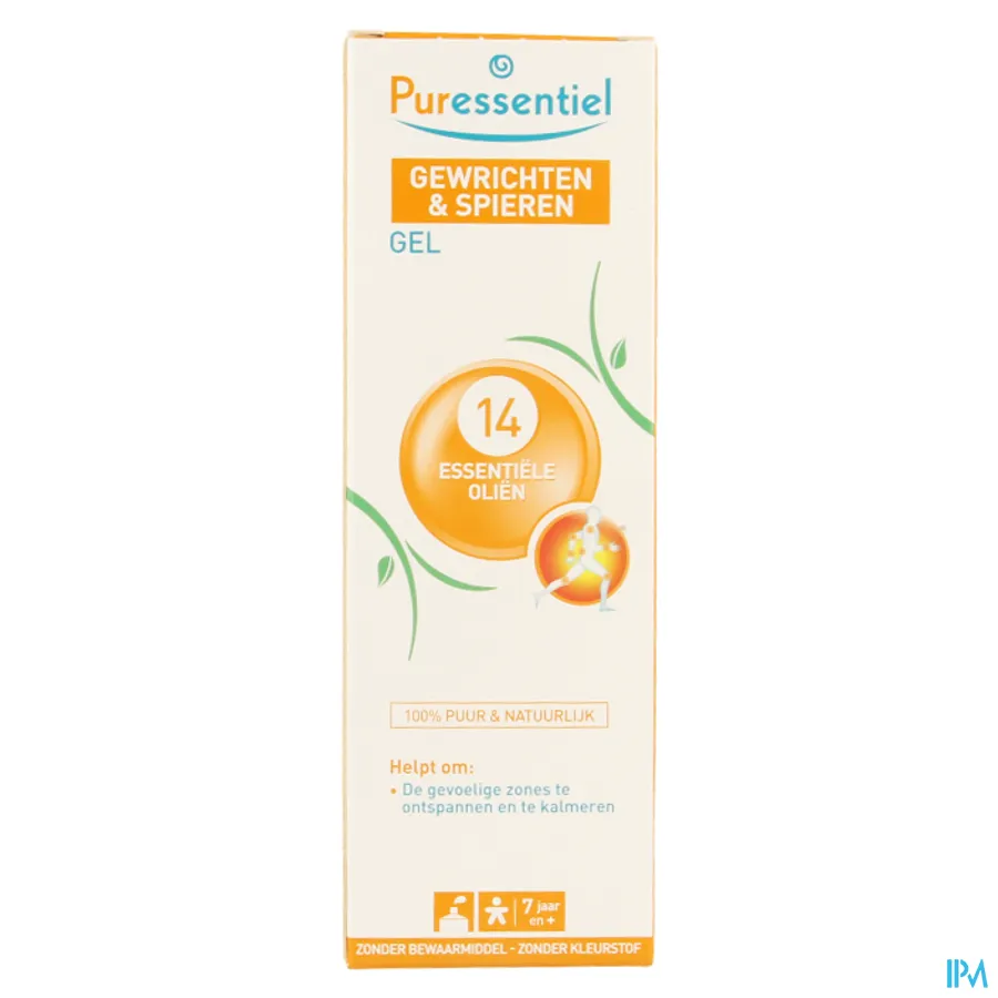 packshot van Puressentiel Gel voor Gewrichten en Spieren met 14 Essentiële Oliën 60 ml