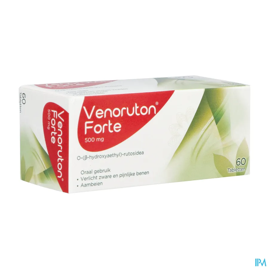 packshot van Venoruton Forte 500 60 tabletten