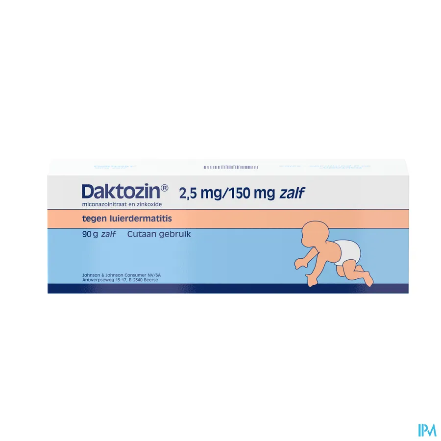 packshot van Daktozin tegen Luierdermatitis Zalf 90 g