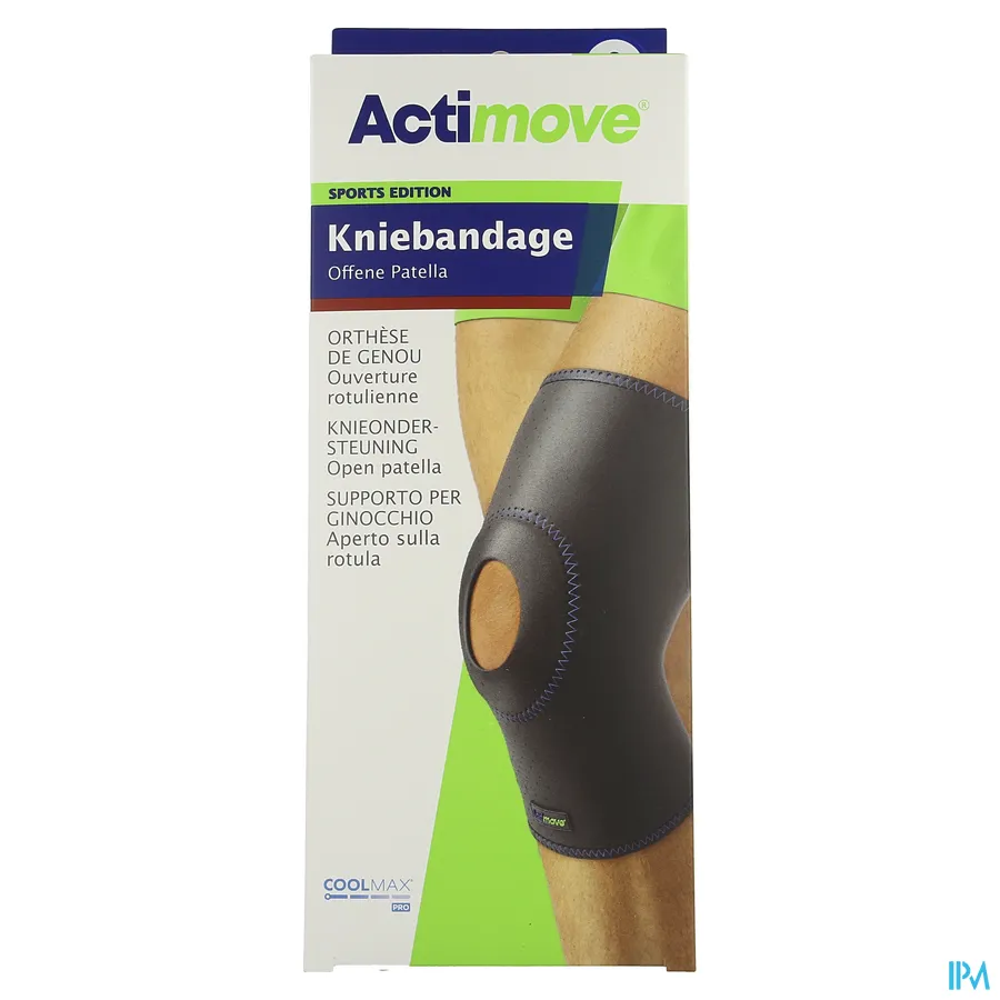 packshot van Actimove Sport Knee Support Open Patella S 1