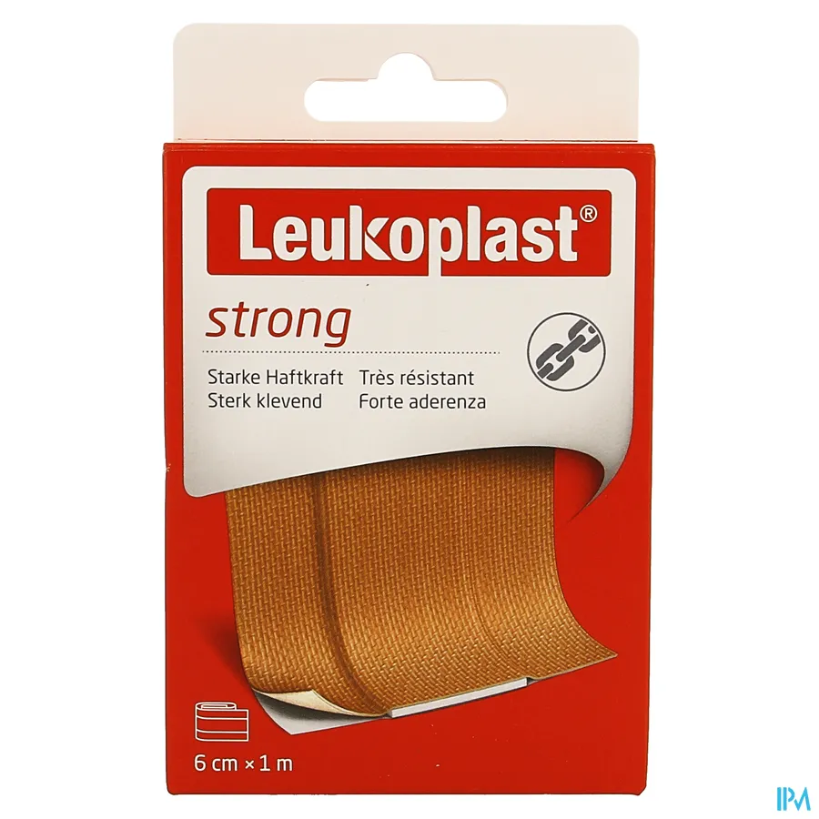 packshot van Leukoplast Strong 6 cm x 1 m 1 stuk