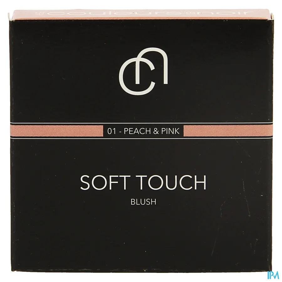 packshot van Les Couleurs De Noir Soft Touch Blush 01 Peach & Pink 1 stuk