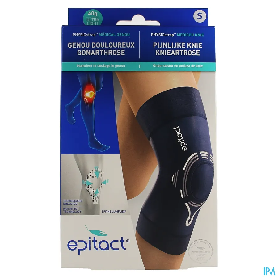 packshot van Epitact Kniebescherming Physiostrap S 1 stuk