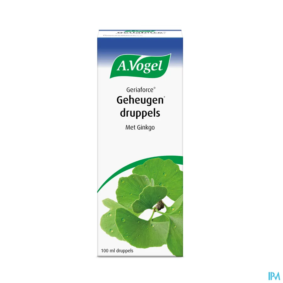 packshot van A. Vogel Geriaforce voor Geheugen Druppels 100 ml