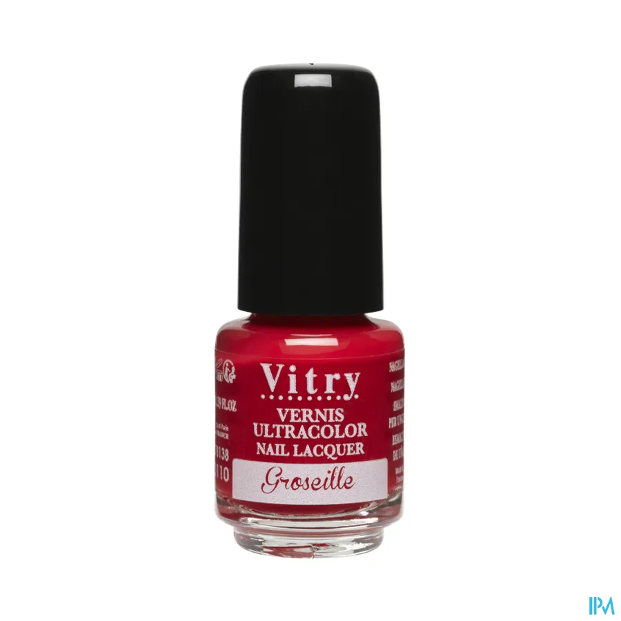 packshot van Vitry Nagellak 110 Groseille 4 ml