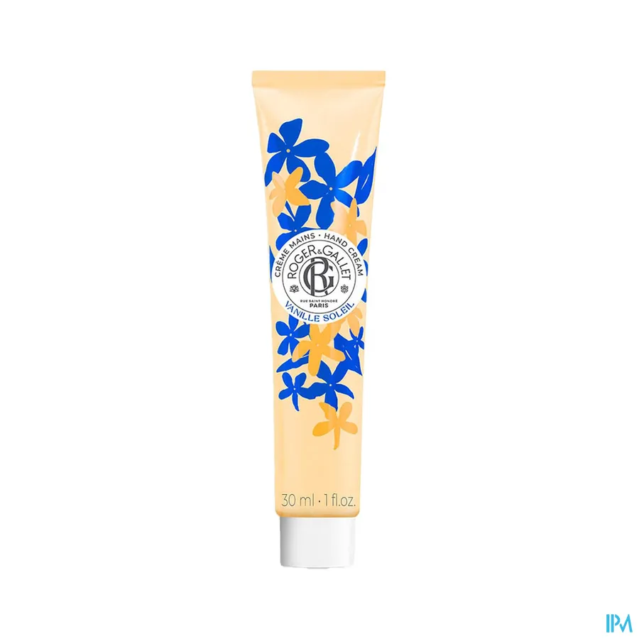 packshot van Roger & Gallet Weldadige Handcrème 30 ml Vanille Soleil