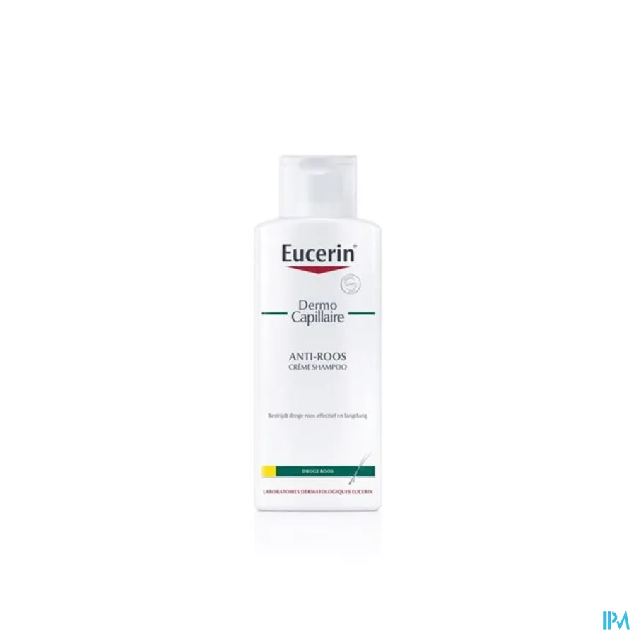 packshot van Eucerin Dermocapillaire Anti-Roos Crème-Shampoo 250 ml