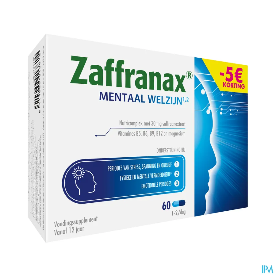 packshot van Zaffranax Caps 60 Promo -5€