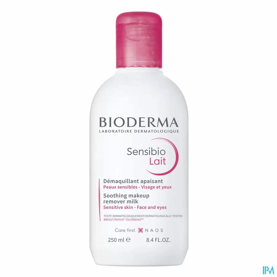 packshot van Bioderma Sensibio Reinigingsmelk 250 ml