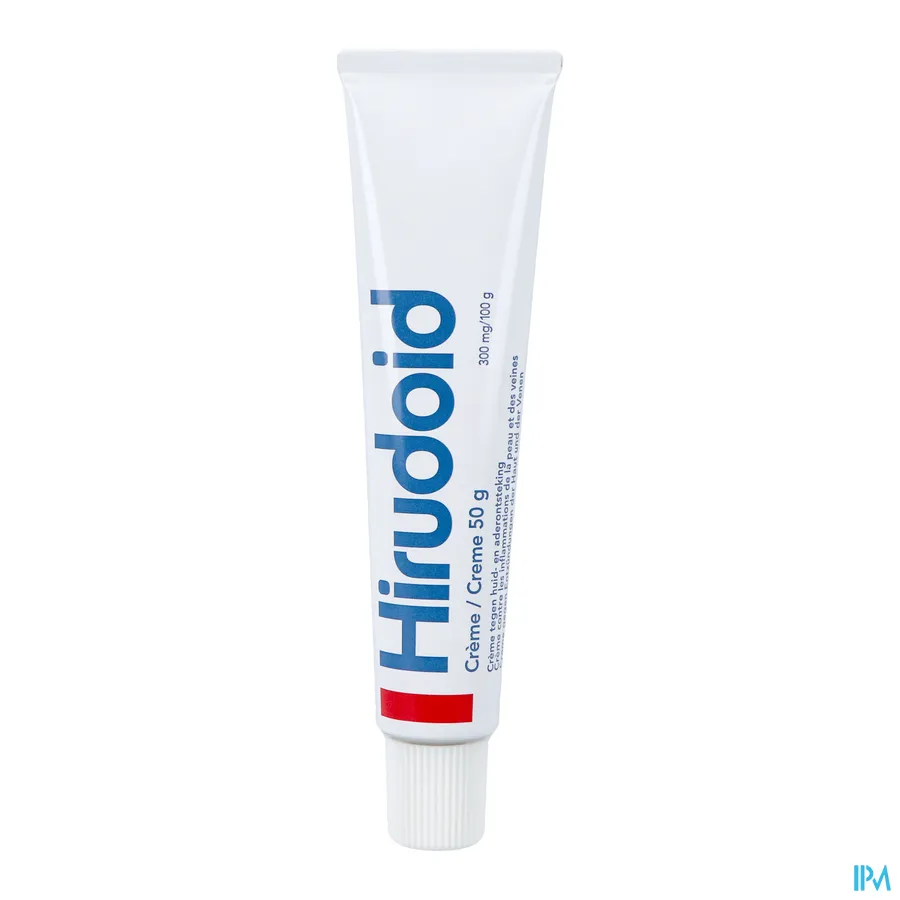 productshot van Hirudoid 50g crème