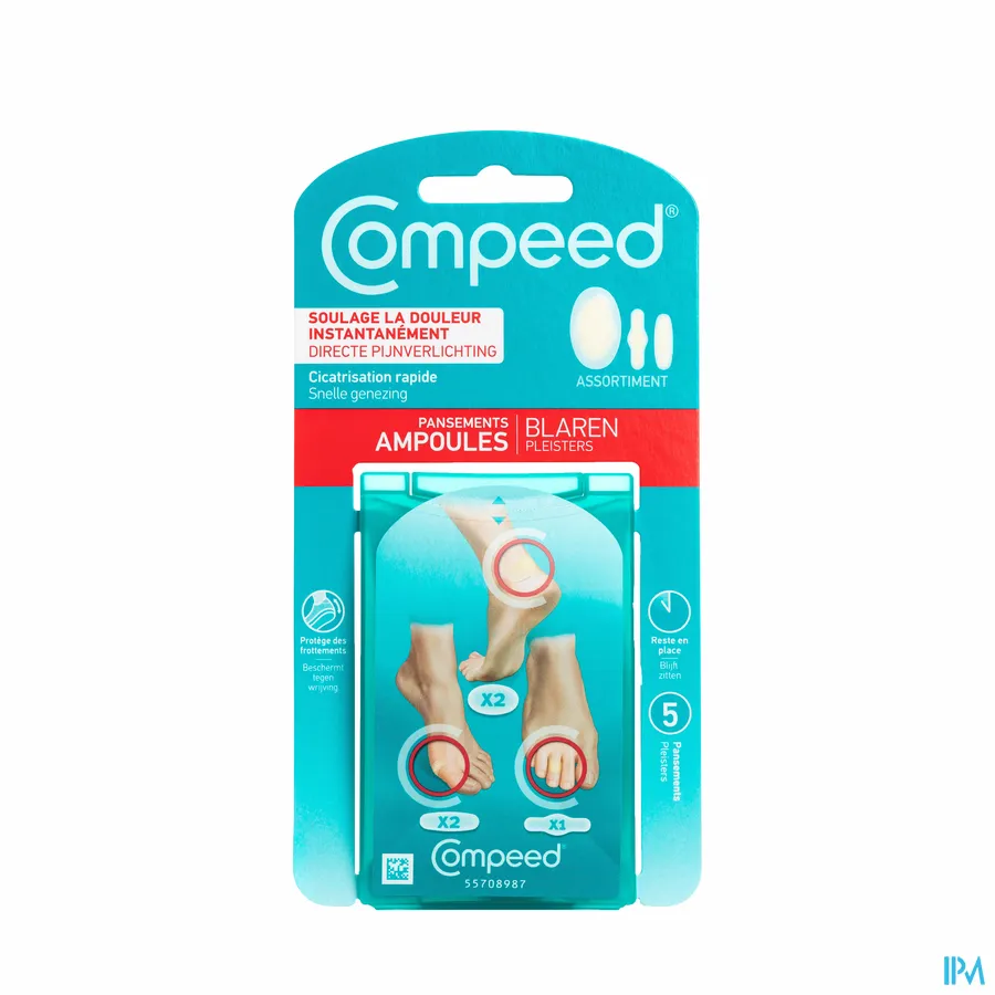 packshot van Compeed Assortiment Blarenpleisters 5 Stuks