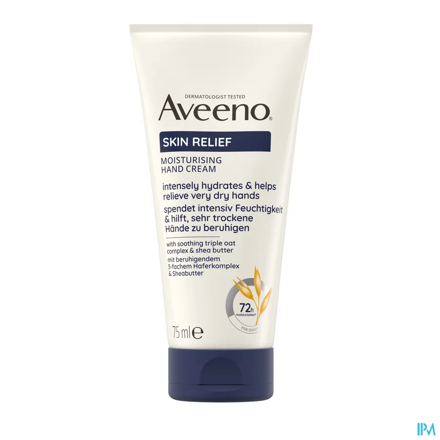 packshot van Aveeno Skin Relief Hydraterende Handcrème 75 ml