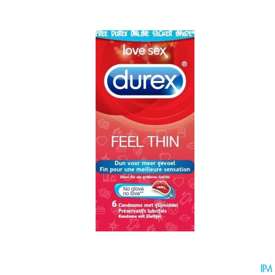 packshot van Durex Thin Feel 12 Condooms
