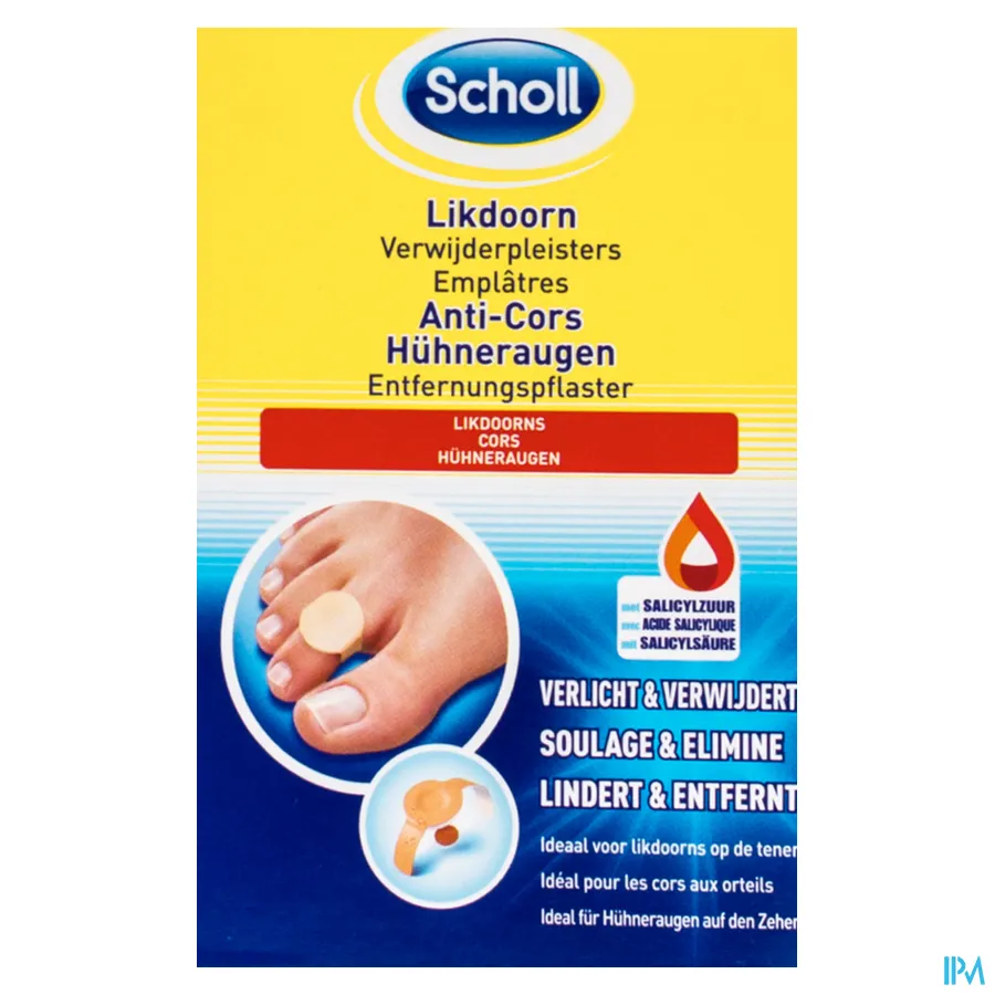 packshot van Scholl Likdoornverwijderpleister 6 Stuks