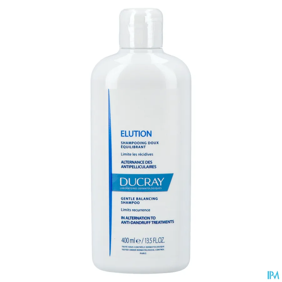 packshot van Ducray Elution Milde Evenwichtsherstellende Shampoo 400 ml