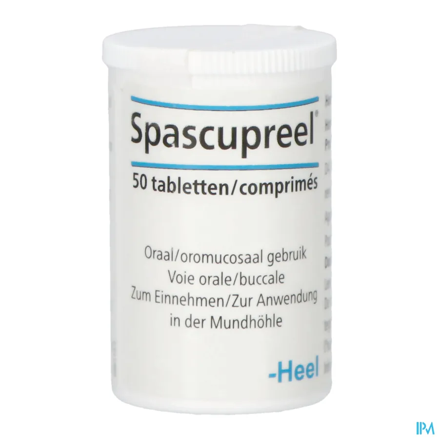 productshot van Heel Spascupreel 50 Tabletten