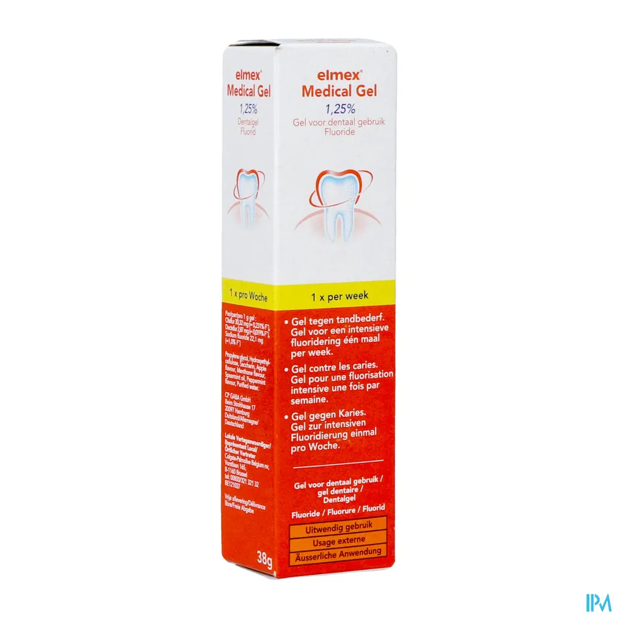 packshot van Elmex Medical Gel Anti-caries 38 g