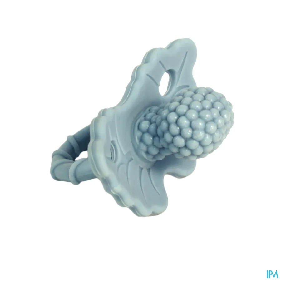 productshot van Raz Baby Bijtring Framboos Blauw 3+ 1 stuk