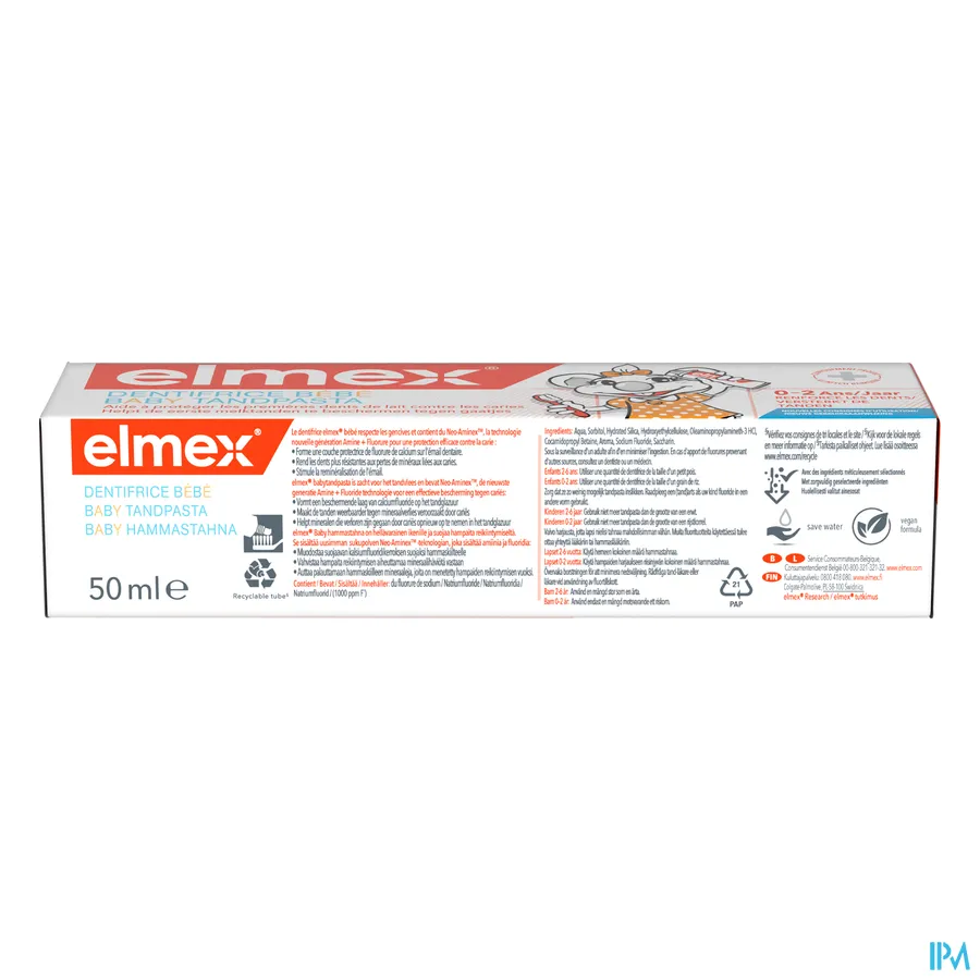 packshot van Elmex Babytandpasta 50 ml