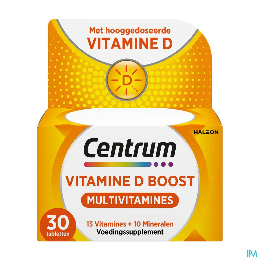packshot van Centrum Vitamine D Boost 30 tabletten
