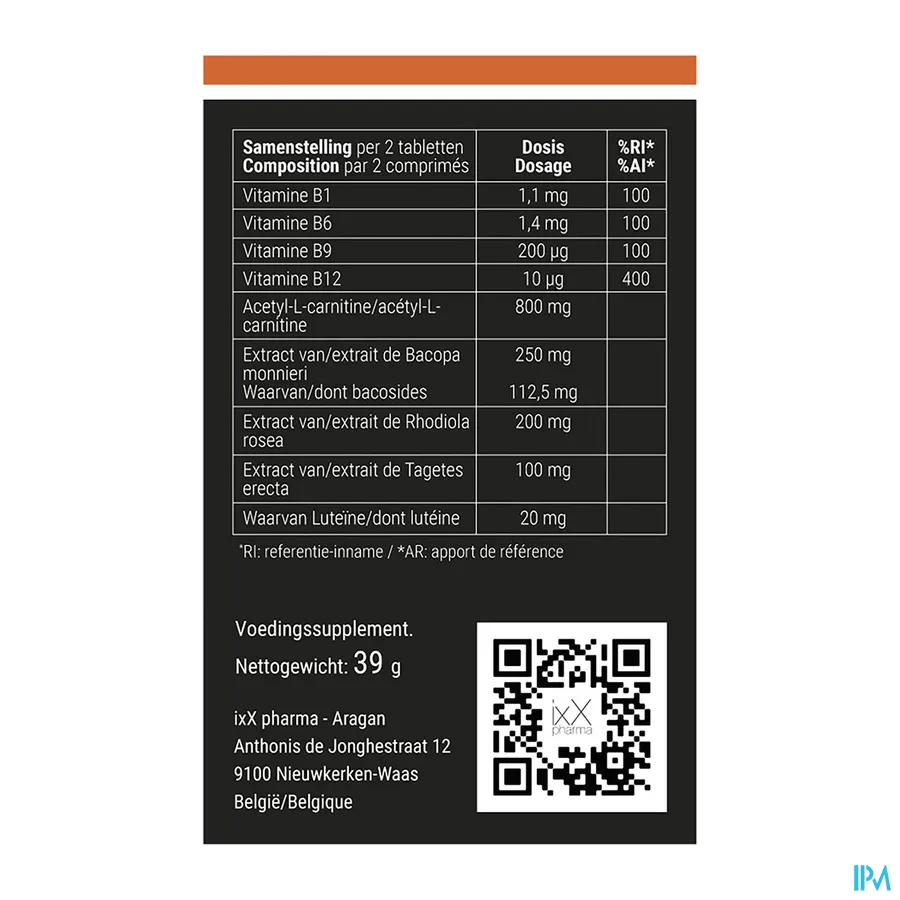 packshot van ExamixX 30 tabletten