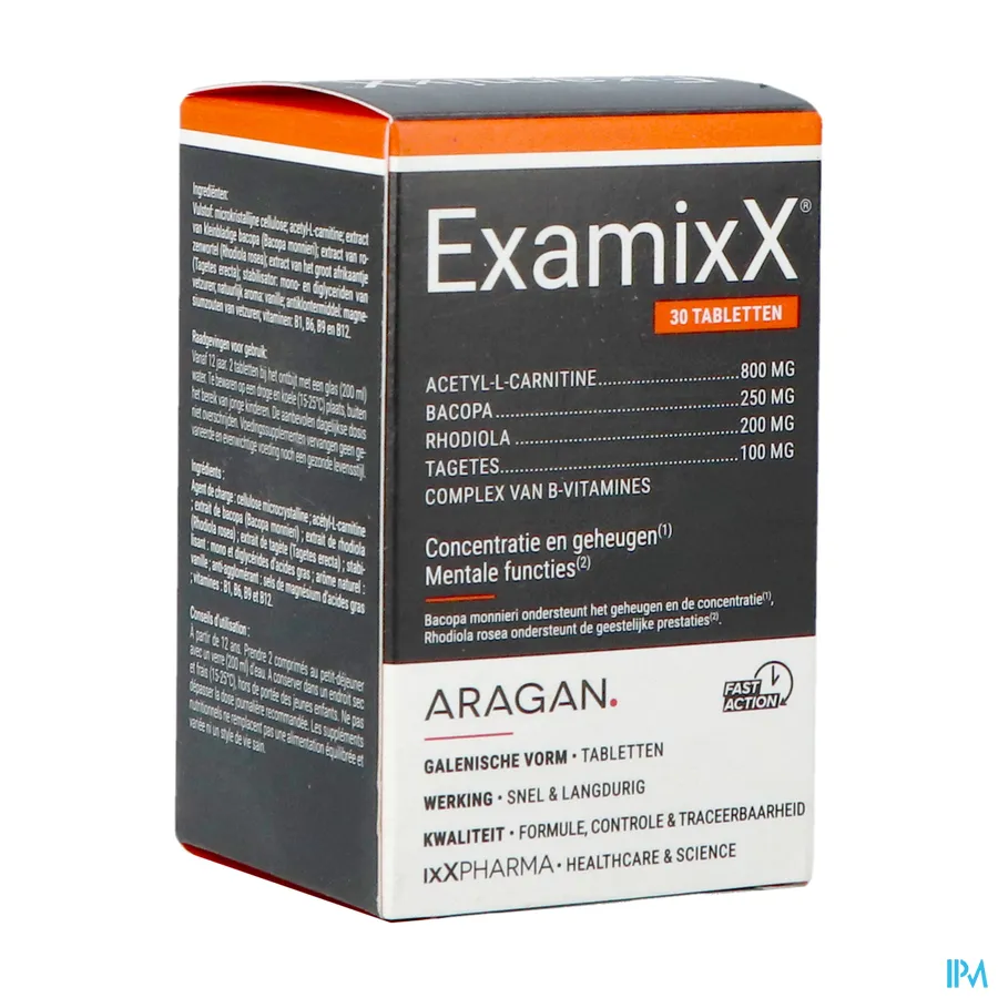 packshot van ExamixX 30 tabletten