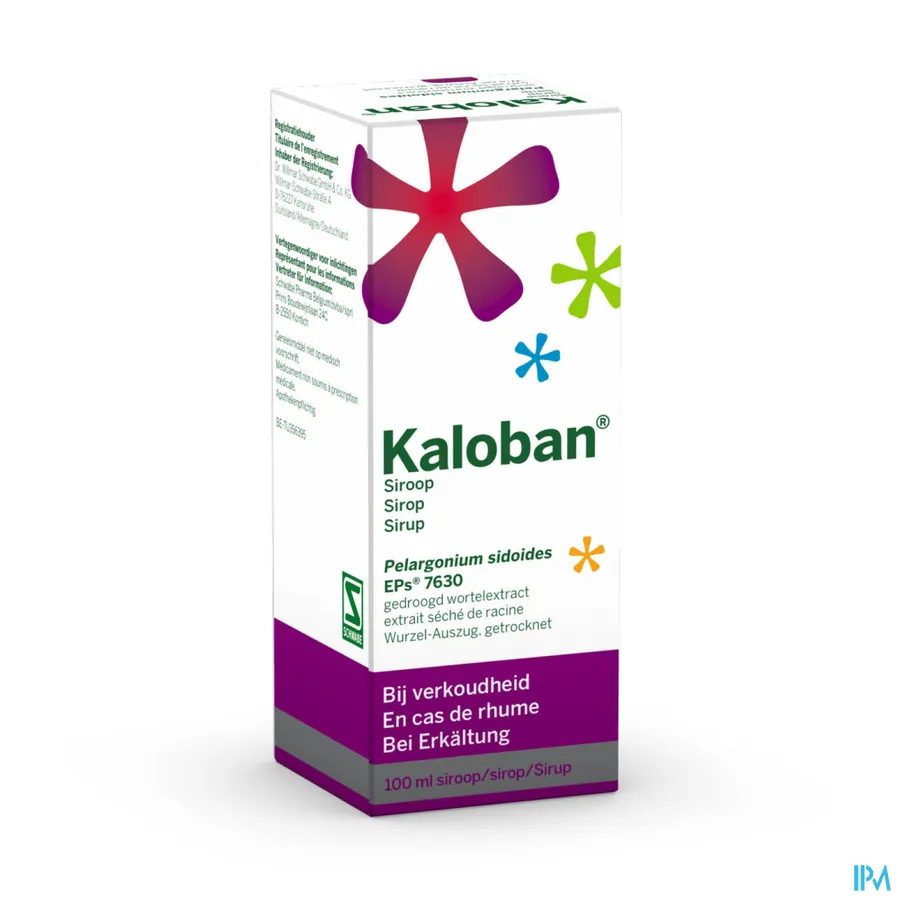 packshot van Kaloban bij Verkoudheid Siroop 100 ml