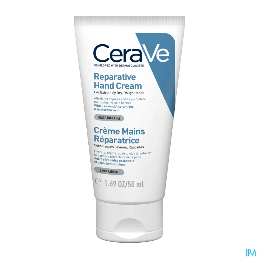 packshot van CeraVe Herstellende Handcrème 50 ml