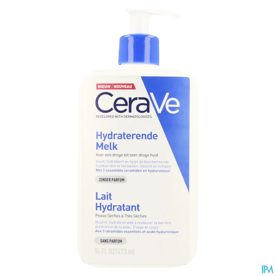 packshot van CeraVe Hydraterende Melk 473 ml
