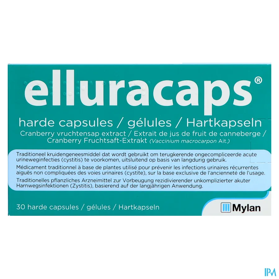 packshot van Elluracaps 36 mg 30 capsules