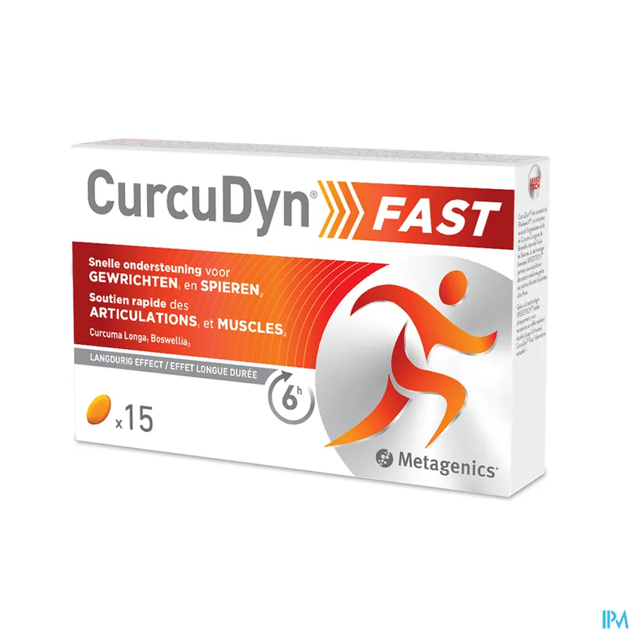 packshot van CurcuDyn Fast 15 capsules